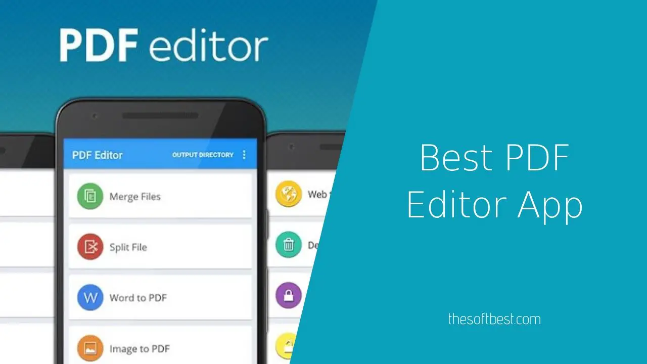 best pdf editors free